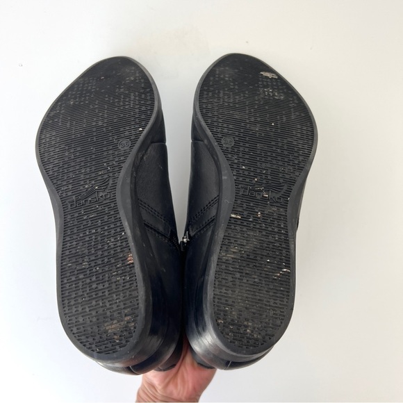 Dansko Women’s Serenity Black Waterproof Leather Ankle Boot Bootie 36 - Picture 12 of 14